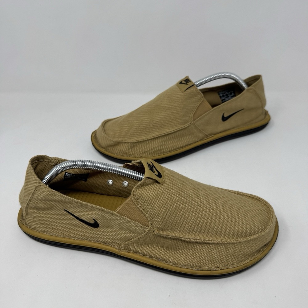 Nike Solarsoft Grillroom Slip-on Shoes Beige Color 599417-700 Men's Size 11